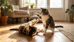 Mačky sa hádajú každý deň, ale v skutočnosti je to prejav lásky. Tu je návod, ako to rozoznať