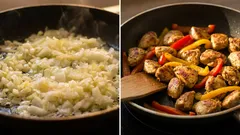 Čo opiecť ako prvé – cibuľu alebo mäso: metóda, ktorú používajú profesionálni kuchári