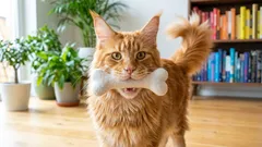 Mačka sa správa ako pes – je to roztomilé, ale nezabudnite na tieto varovné signály