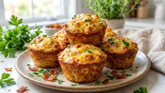 Turecké mini muffiny: Raňajky s vysokým obsahom bielkovín, ktoré si môžete pripraviť vopred