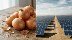 Cibulové šupky môžu chrániť solárne panely: vedci prišli s prekvapivým objavom