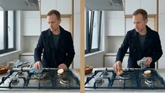 Polovica cibule, dve utierky a pár minút: trik, vďaka ktorému kov na plynovom sporáku znovu zažiari