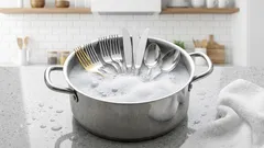 Ako vyčistiť príbory od zoxidovania bez použitia chemikálií: 5 spôsobov, ako obnoviť pôvodný lesk