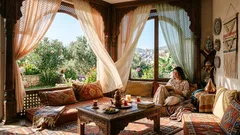 Turecké ženy vedia, ako vytvoriť útulnú atmosféru: drobné detaily robia domovy teplými, dokonalými a plnými atmosféry