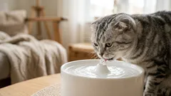 Fontánka na vodu pre mačky: luxus alebo praktická voľba