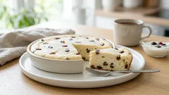 Rýchly tvarohový nákyp z mikrovlnky: fit dezert hotový za 6 minút