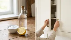 Ako správne odstrániť mastnotu z kuchynských skriniek pomocou jedlej sódy