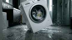 Práčka poskakuje a je hlučná? Nie je to podlahou – skontrolujte túto súčasť
